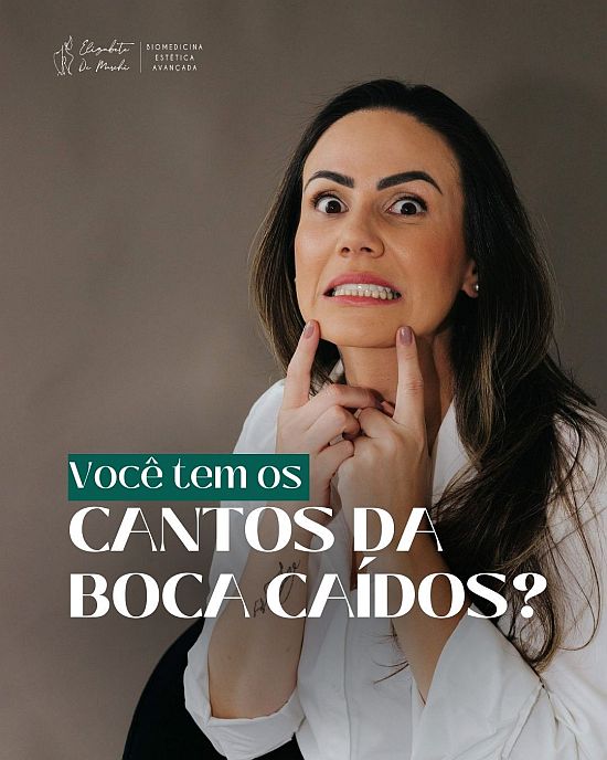 Dra Elizabete De Marchi cantos da boca caidos